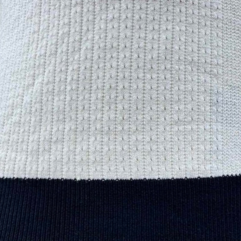 Heren Casual Trui met Contrastkleur V-Hals Slim Fit Korte Mouw T-Shirt MTA1727C6M