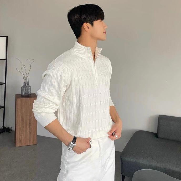 GWANGJU Sweater met halve rits