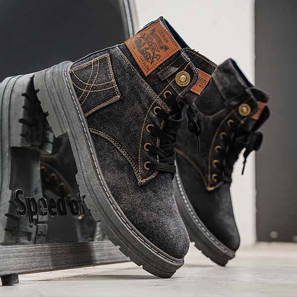 HEREN DENIM TREND HOGE BOOTS MTA1880G8I