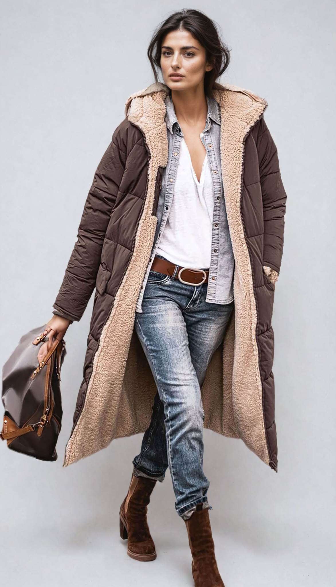 Sara™ – Dubbelzijdige Jas voor Herfst en Winter