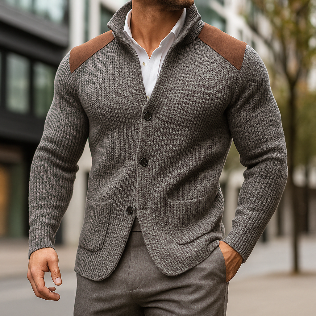 Peaky Mode | BLAZER VAN GESTRUCTUREDE BREI