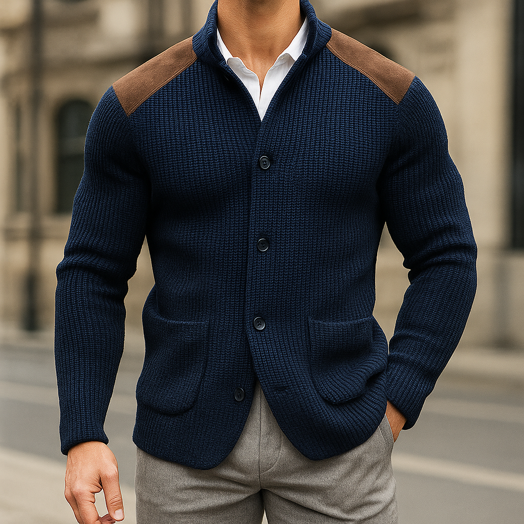 Peaky Mode | BLAZER VAN GESTRUCTUREDE BREI