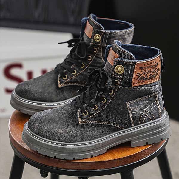 HEREN DENIM TREND HOGE BOOTS MTA1880G8I