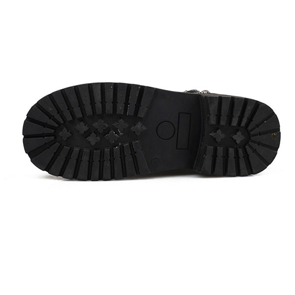 HEREN BOOTS MET METALEN GESP IN DE VORM VAN EEN SKULL MTA1716G2I