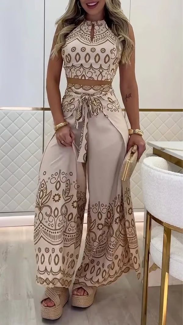 Anna – Twee-delige Set met Boho Patroon