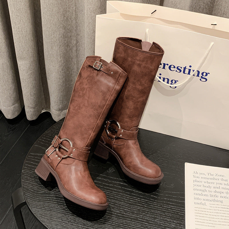 Xenia – Stevige zwarte combat boots voor vrouwen