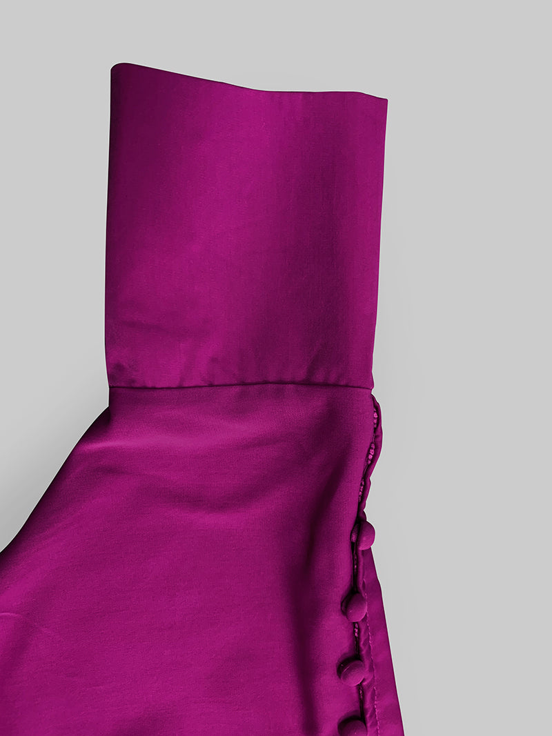 H-Lijn Losse Knop Maxi Jurken