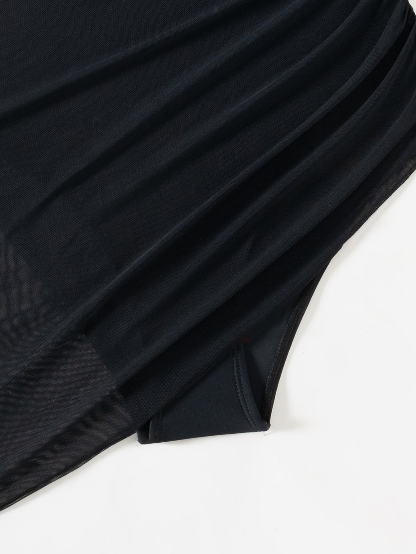 Luba – Slankmakende netstof badpak sarong