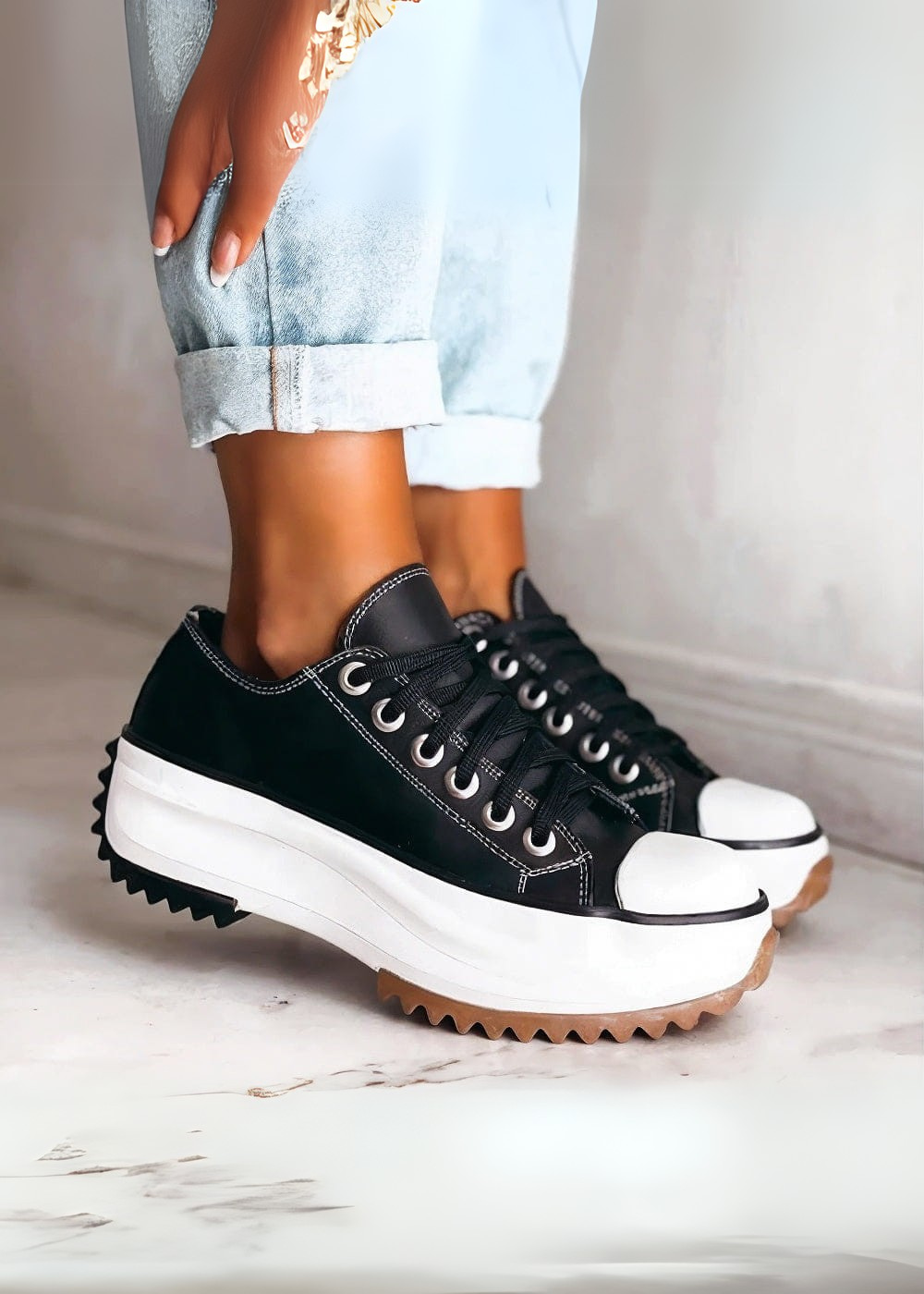 Ebba – Casual Sneakers Zonder Veters