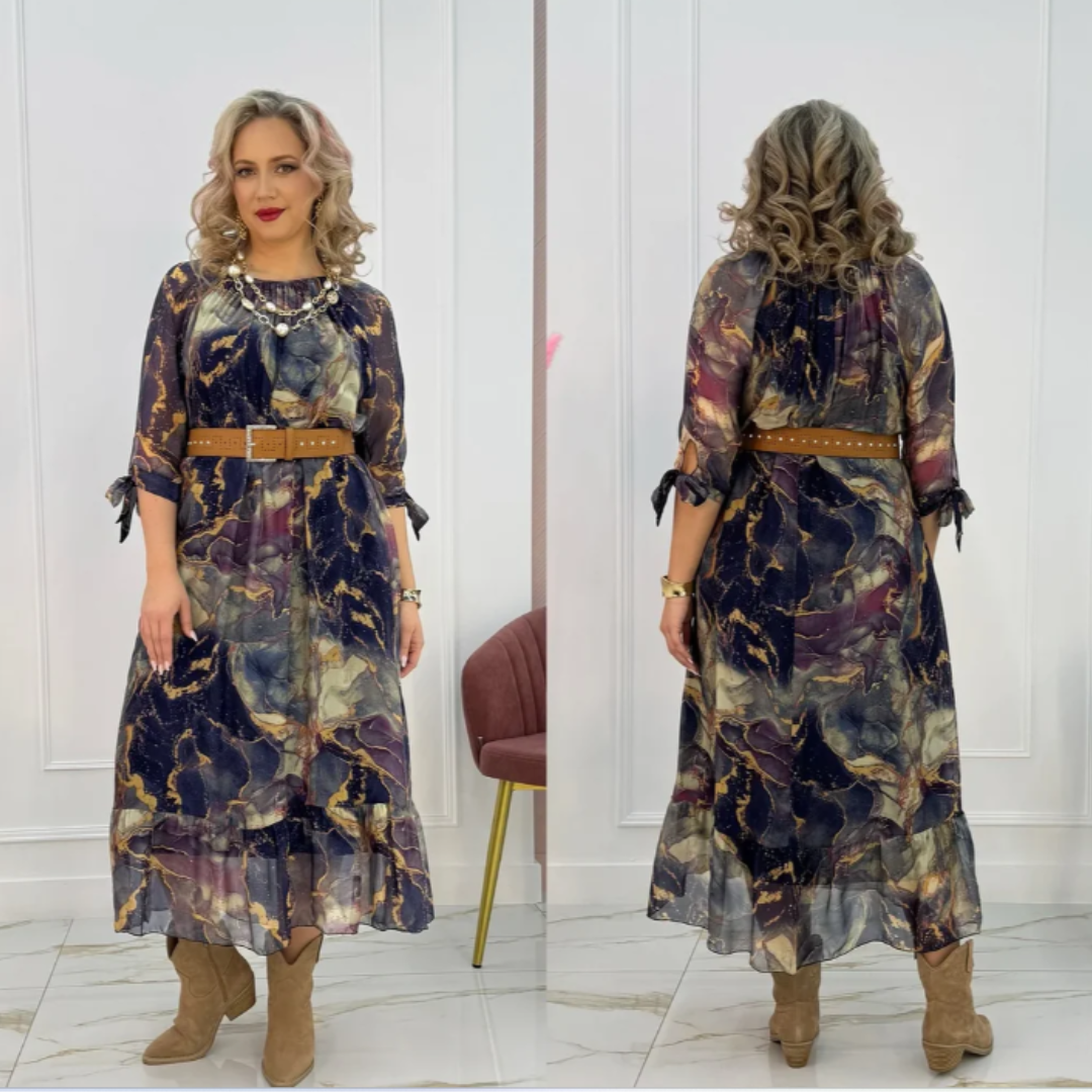 Lizia | Luchtige en ademende midi-jurk