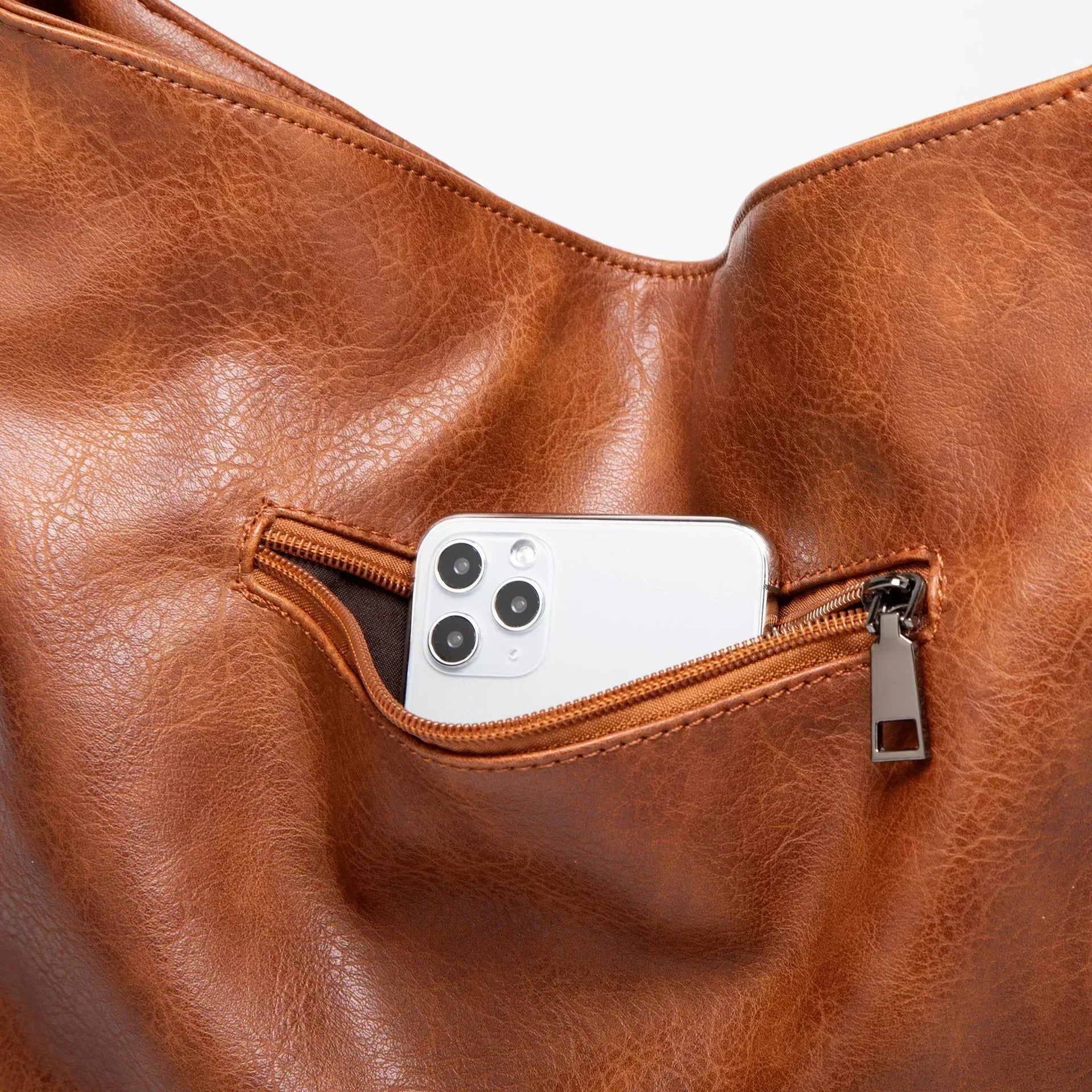 Nora - Dagelijkse Leren Tas