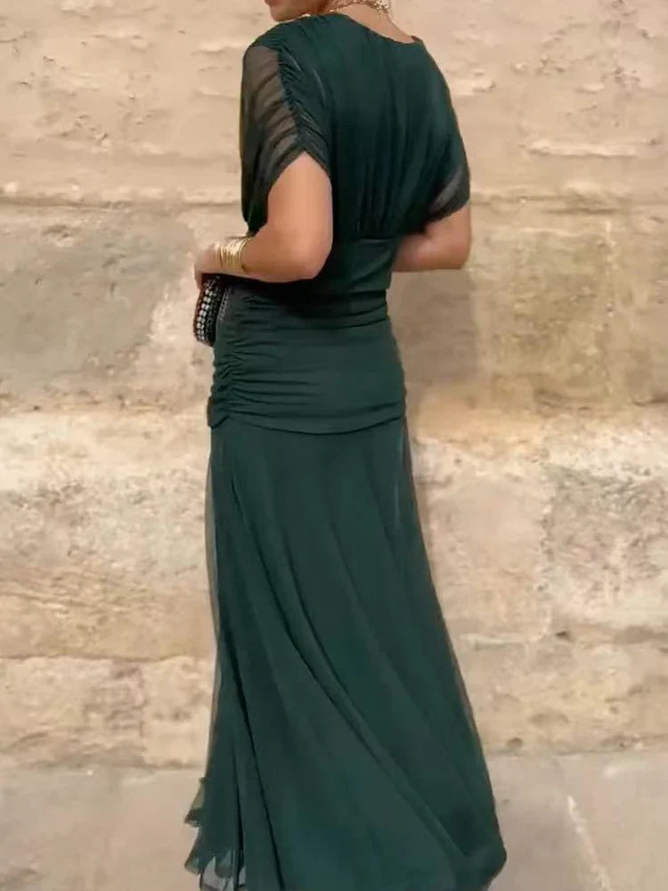 Laluna® | Elegante Jurk Met V-Hals