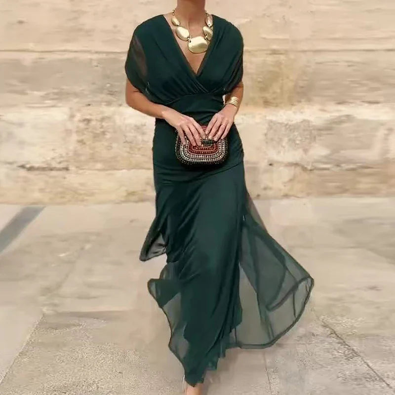 Laluna® | Elegante Jurk Met V-Hals