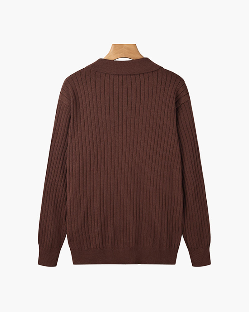 SUWON Polo met een V-hals