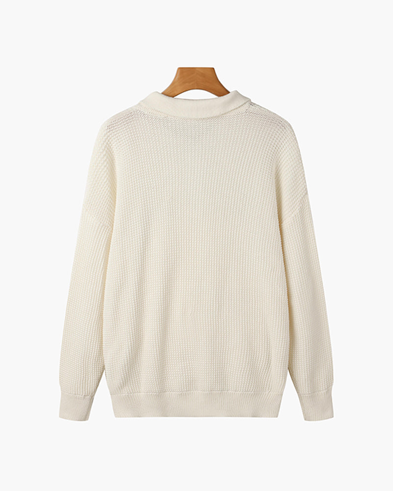 GONGJU Sweater met rits