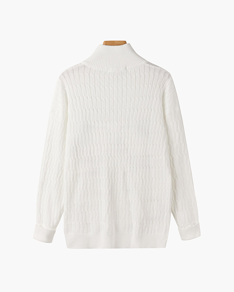 GWANGJU Sweater met halve rits