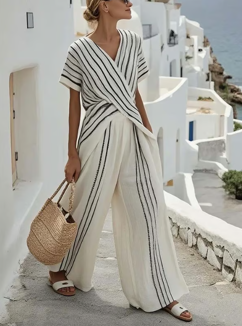 Twee-delige Set met Kruisriem