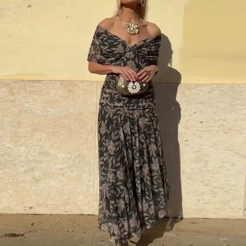 Laluna® | Elegante Jurk Met V-Hals