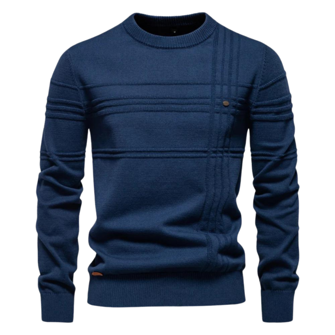 MIRAVO | Elegante herenpullover met ruitdesign