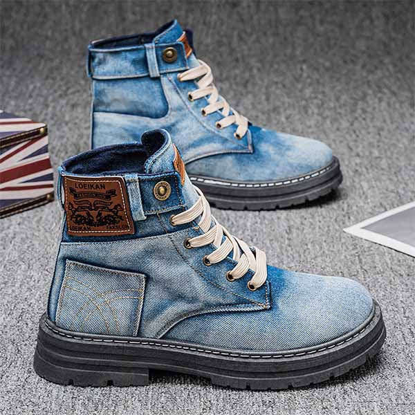 HEREN DENIM TREND HOGE BOOTS MTA1880G8I