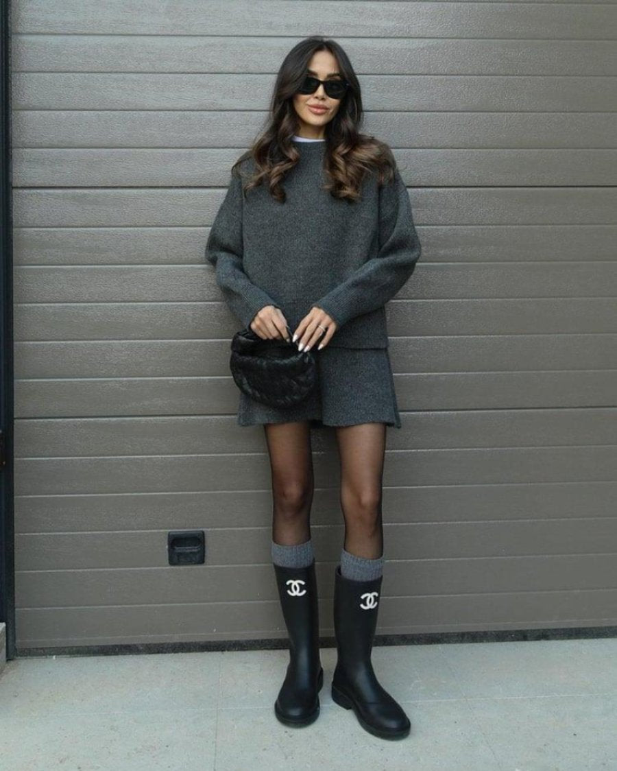 Anna | Stijlvolle set van top en rok die je niet mag missen