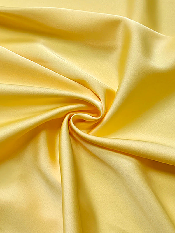 High-Low Losse Rimpel Trim Effen Kleur Tied Taille V-Hals Maxi Jurken