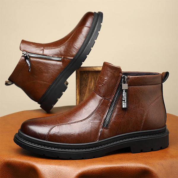 HEREN ANKERSCHOENEN MET RONDE NEUS EN ZIJ-REKKERS MTA1709G6I