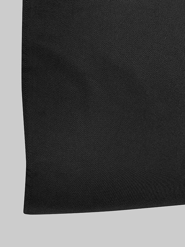 Uitlopende Mouwen Geplooide Effen Kleur Split-Joint Kraag Maxi Jurken Overhemd Jurk