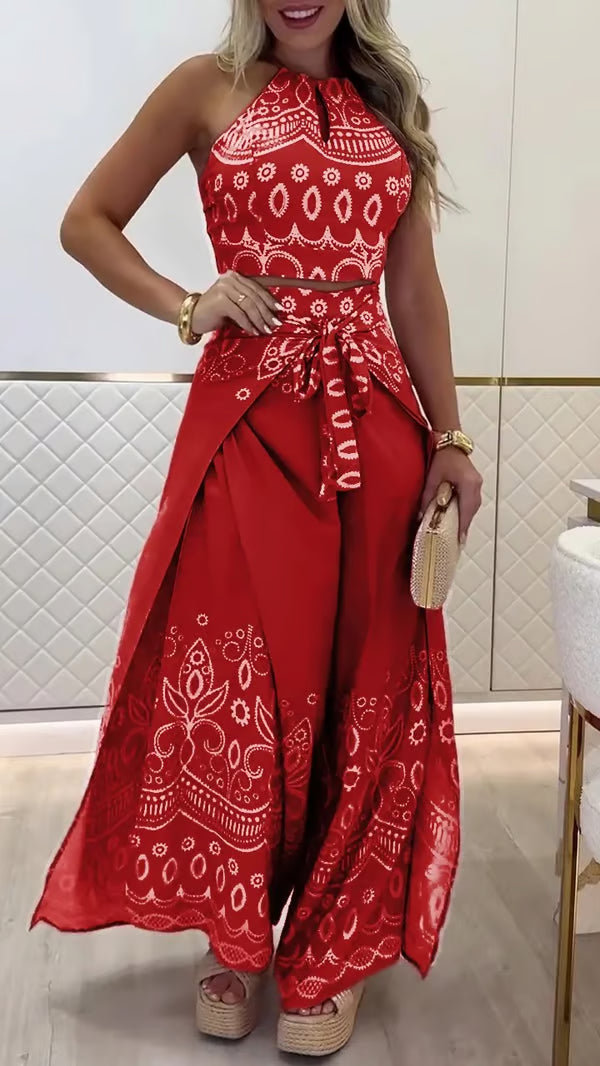 Anna – Twee-delige Set met Boho Patroon