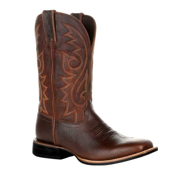 HEREN HOGE BOOTS MET VINTAGE BORDUURSEL 07733035W
