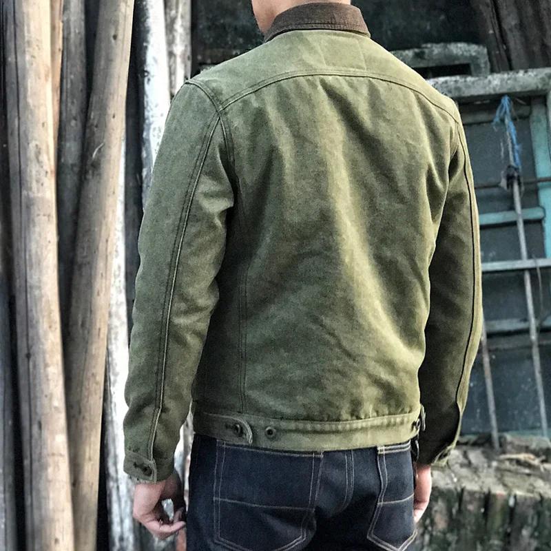 Mannelijke Retro Motorjack met Klapkraag, Eengrijps 80553280Z