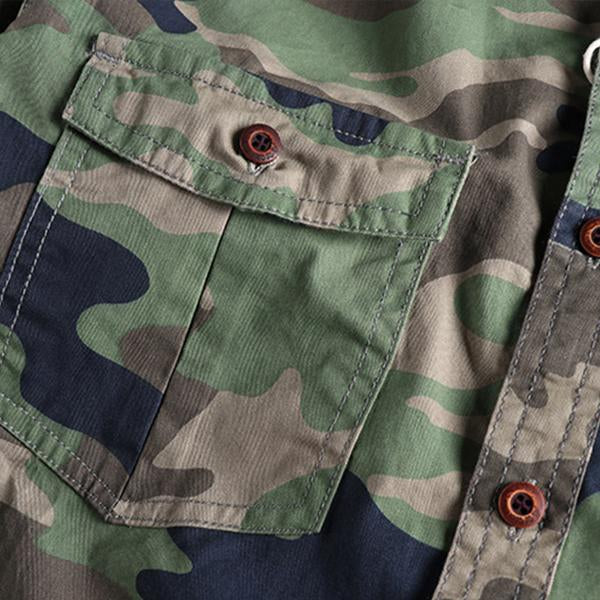 HEREN KARGO SHIRT CAMO IN DE WAS 88116439M