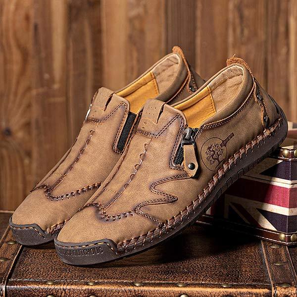 HEREN VINTAGE CASUAL LEEREN SCHOENEN 90893563