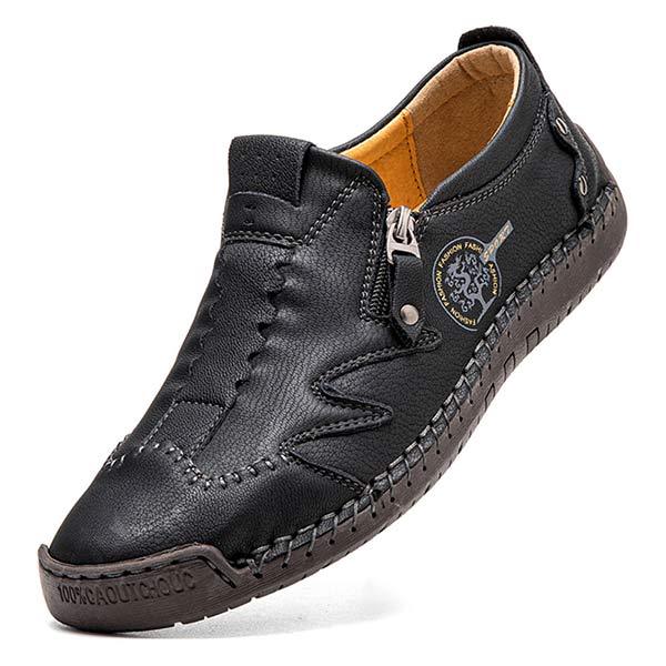 HEREN VINTAGE CASUAL LEREN SCHOENEN 90893563