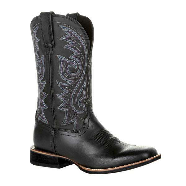 HEREN HOGE BOOTS MET VINTAGE BORDUURSEL 07733035W
