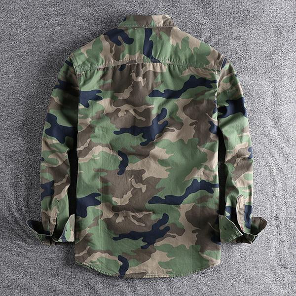 HEREN KARGO SHIRT CAMO IN DE WAS 88116439M