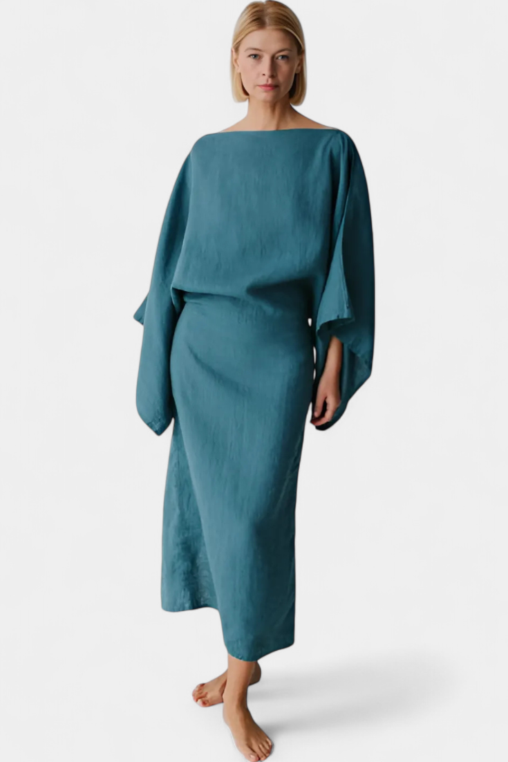 Otylia | Kimono jurk van de hoogste kwaliteit stof