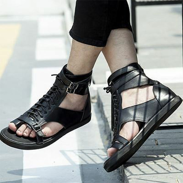 HEREN MODERNE GLADIATOR SANDALEN MTA0663F8I