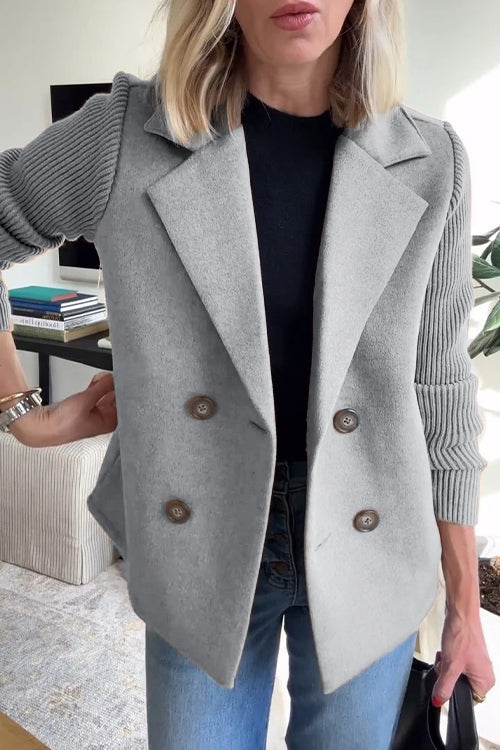 Sophie – Elegante Gebreide Blazer voor Herfst