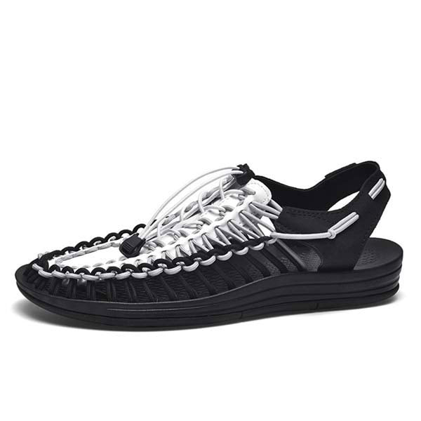 HEREN HANDGEWEVEN STRAND SANDALEN 53152187