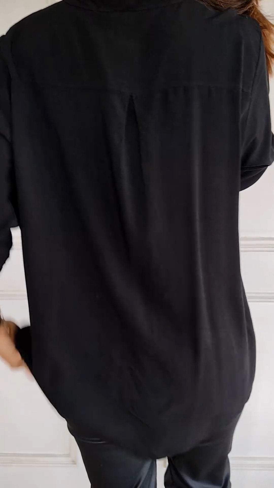 Stefania | Dagelijkse blouse met pailletten zak