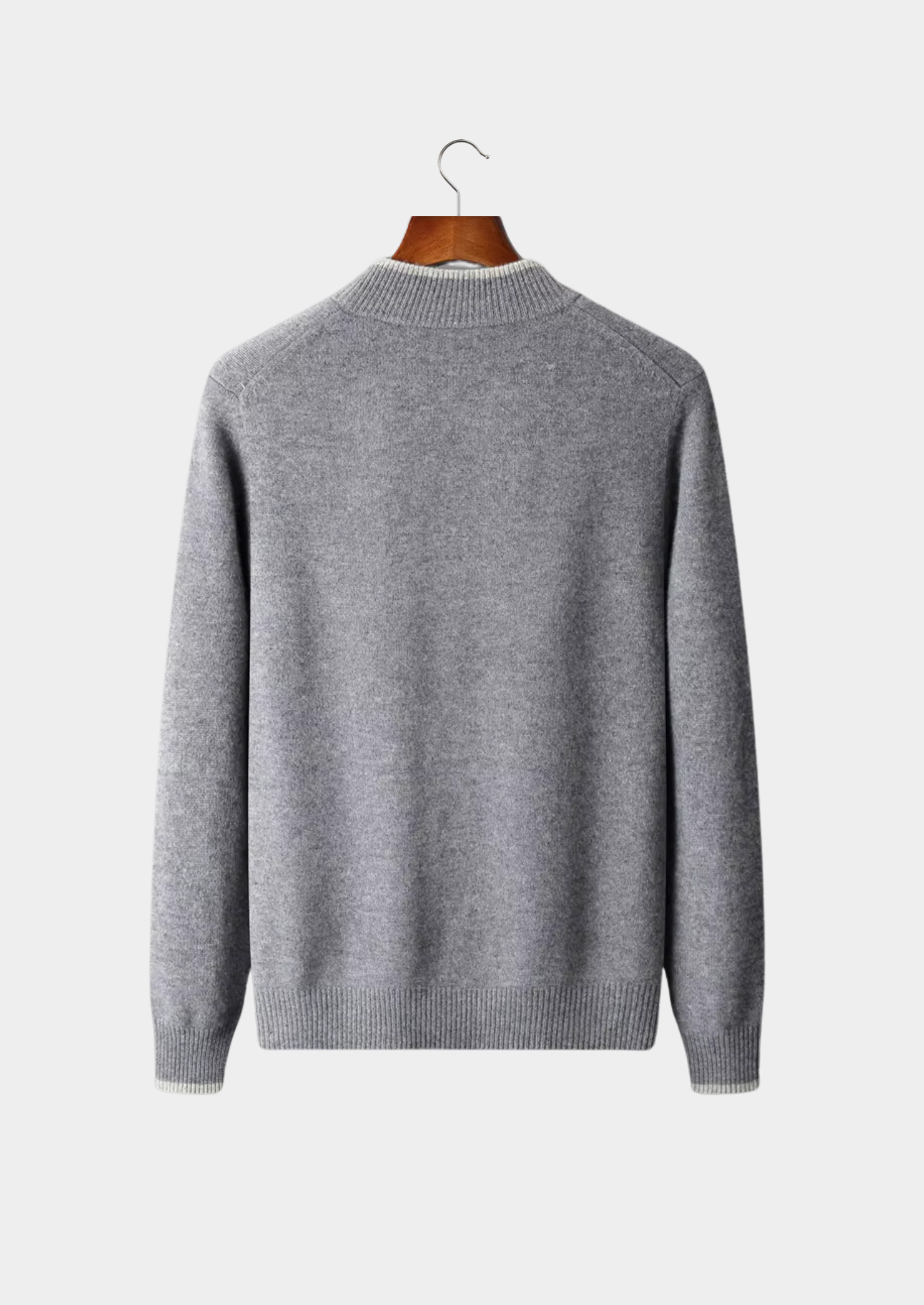 MERINO ZIP KARDIGAN IN TWEE KLEUREN