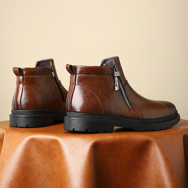 HEREN ANKERSCHOENEN MET RONDE NEUS EN ZIJ-REKKERS MTA1709G6I