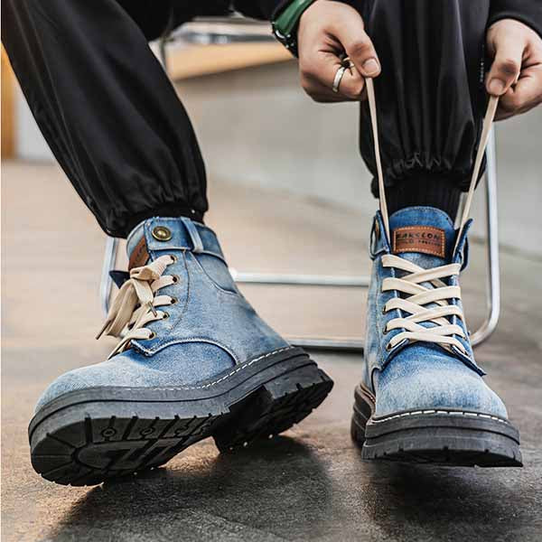 HEREN DENIM TREND HOGE BOOTS MTA1880G8I