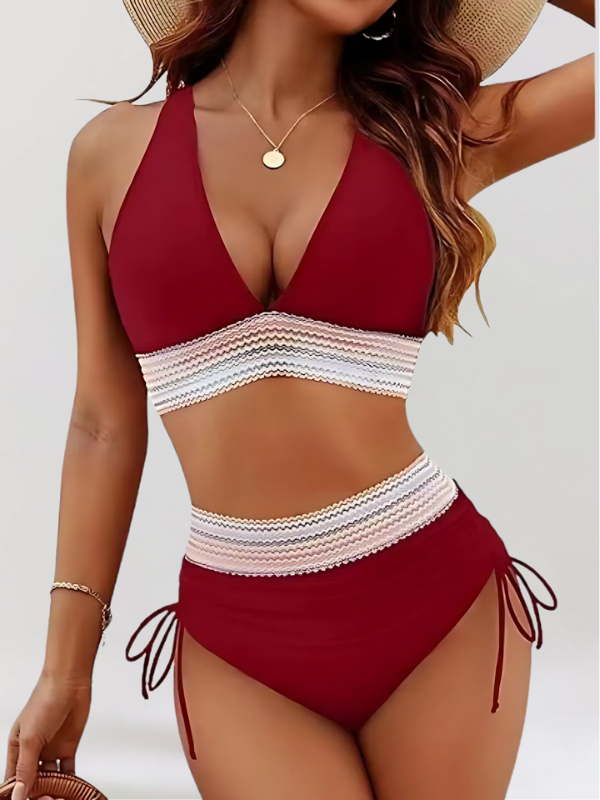 Lidia – Bikini Set met Buikcontrole en Hoge Taille