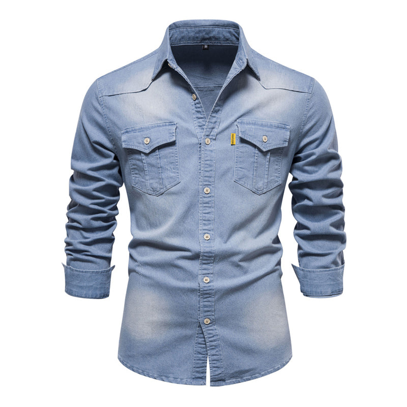 HEREN DENIM VINTAGE SHIRT 55864663X
