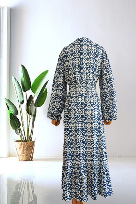 Koraalweide – Luchtige Maxi-jurk