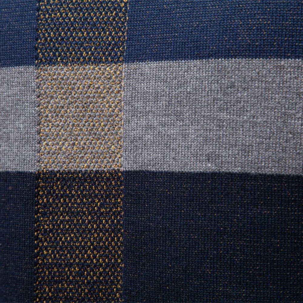 Peaky™ | Gebreide Herentrui Met Ruitdesign