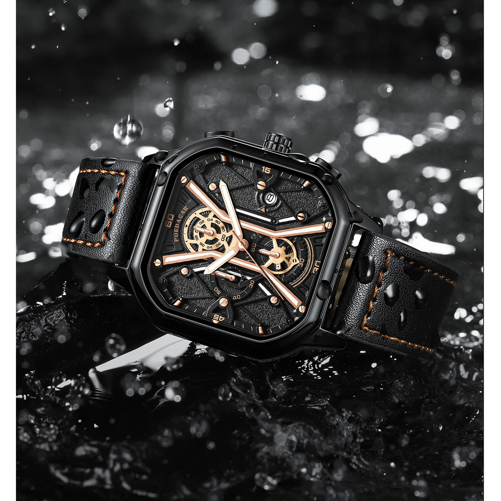 Horloge met Open Mechanisme, 42mm