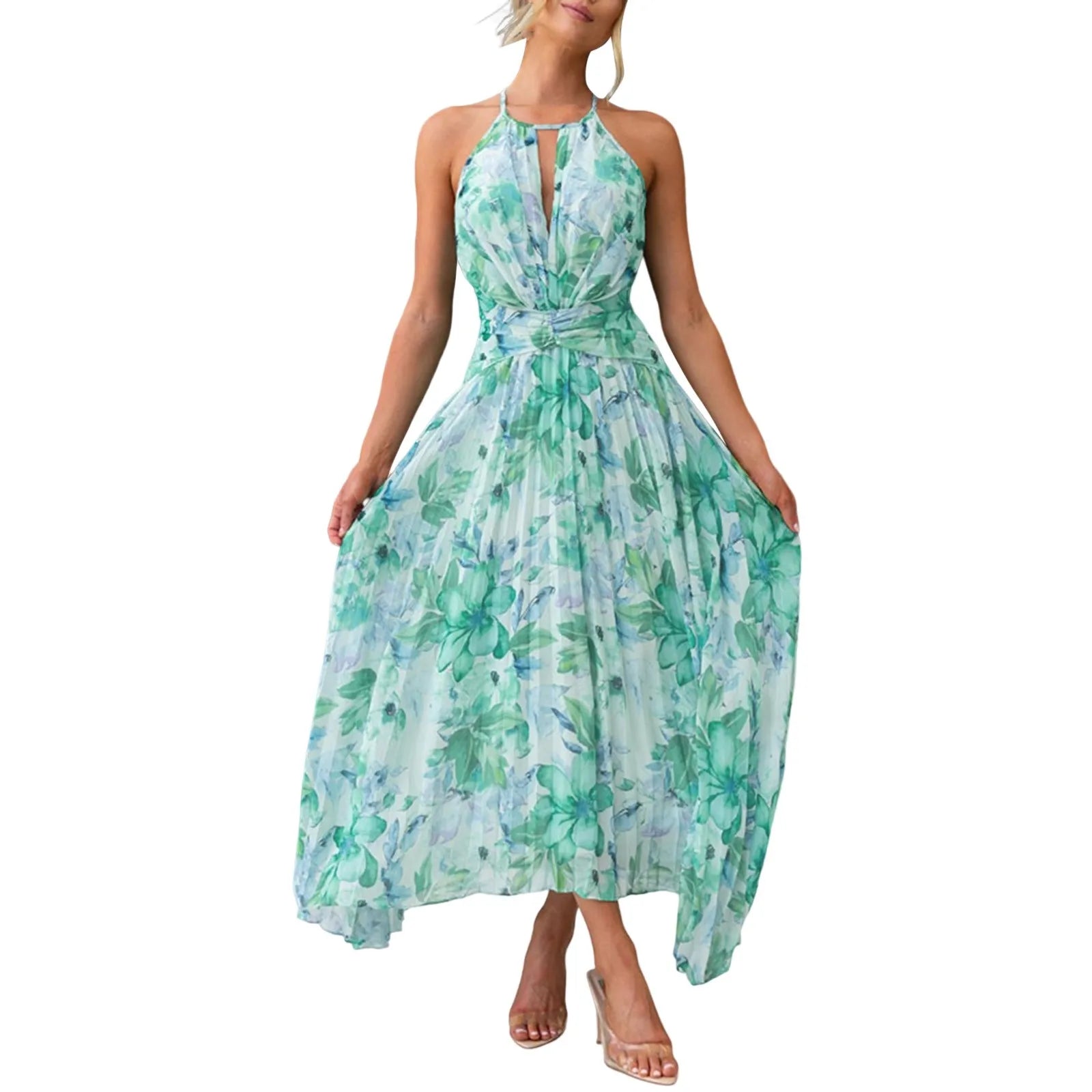 Tropische Elegantie – Maxi Jurk